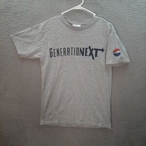 Vintage Pepsi Shirt Adult Small Medium Gray Heather Single Stitch 1990s Y2K Mens